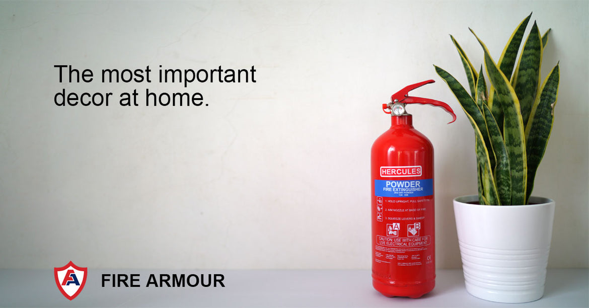 The most important decor at home is a fire extinguisher