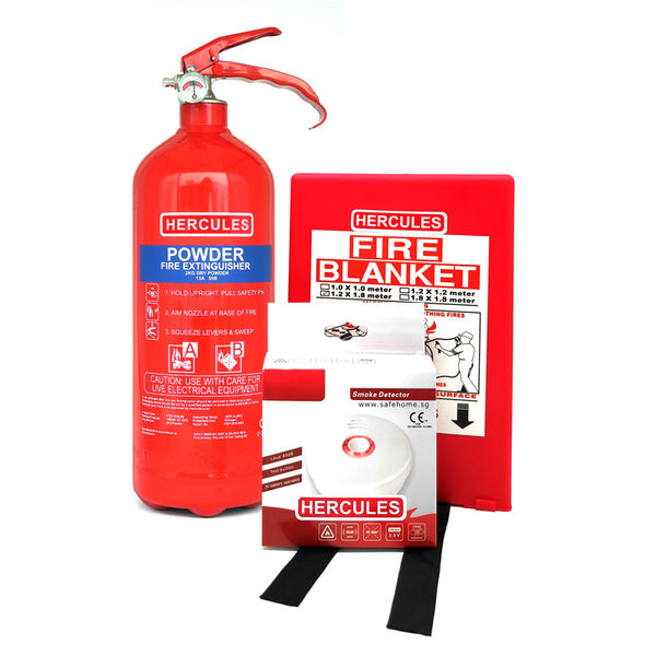 Powder Fire Extinguisher Home Bundle
