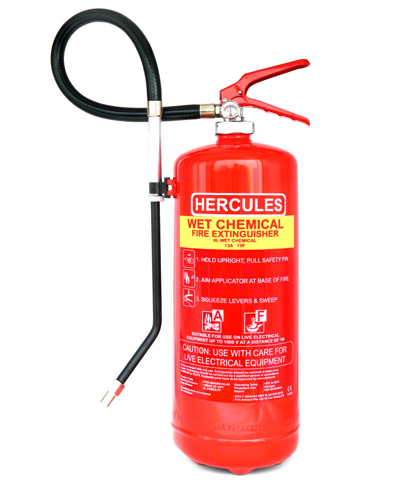 Hercules 6L Foam Fire Extinguisher (Wet Chemical) Fire Armour Online